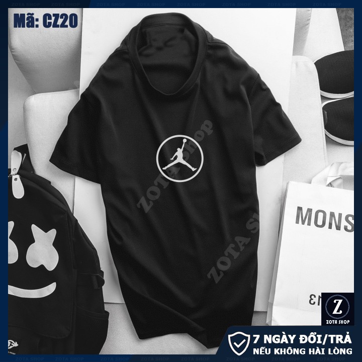 Áo thun nam ngắn tay không cổ kiểu dáng thể thao in vận động viên CZ20 | BigBuy360 - bigbuy360.vn