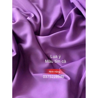 Vải lụa ý đủ màu