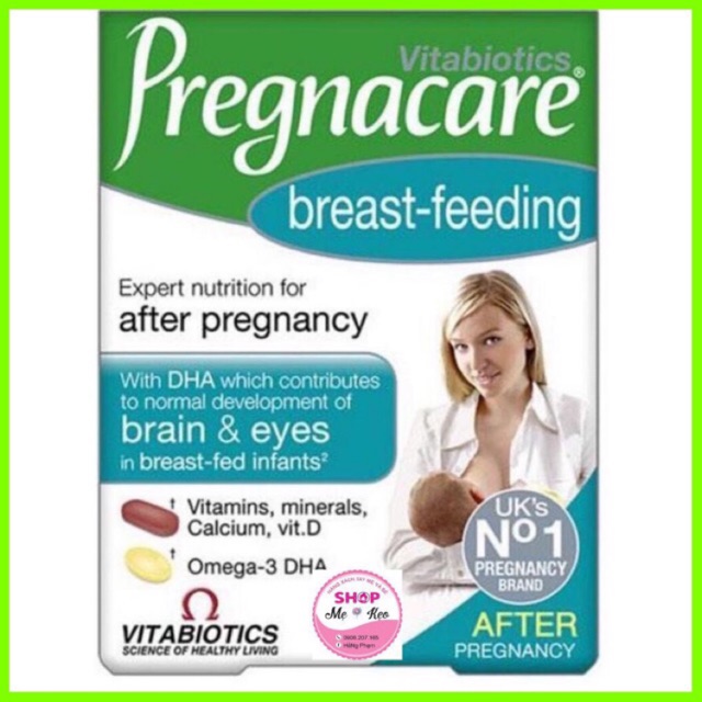 Vitamin PREGNACARE BREASTFEEDING Bổ Sung Chất Cho Sữa nhungnho298