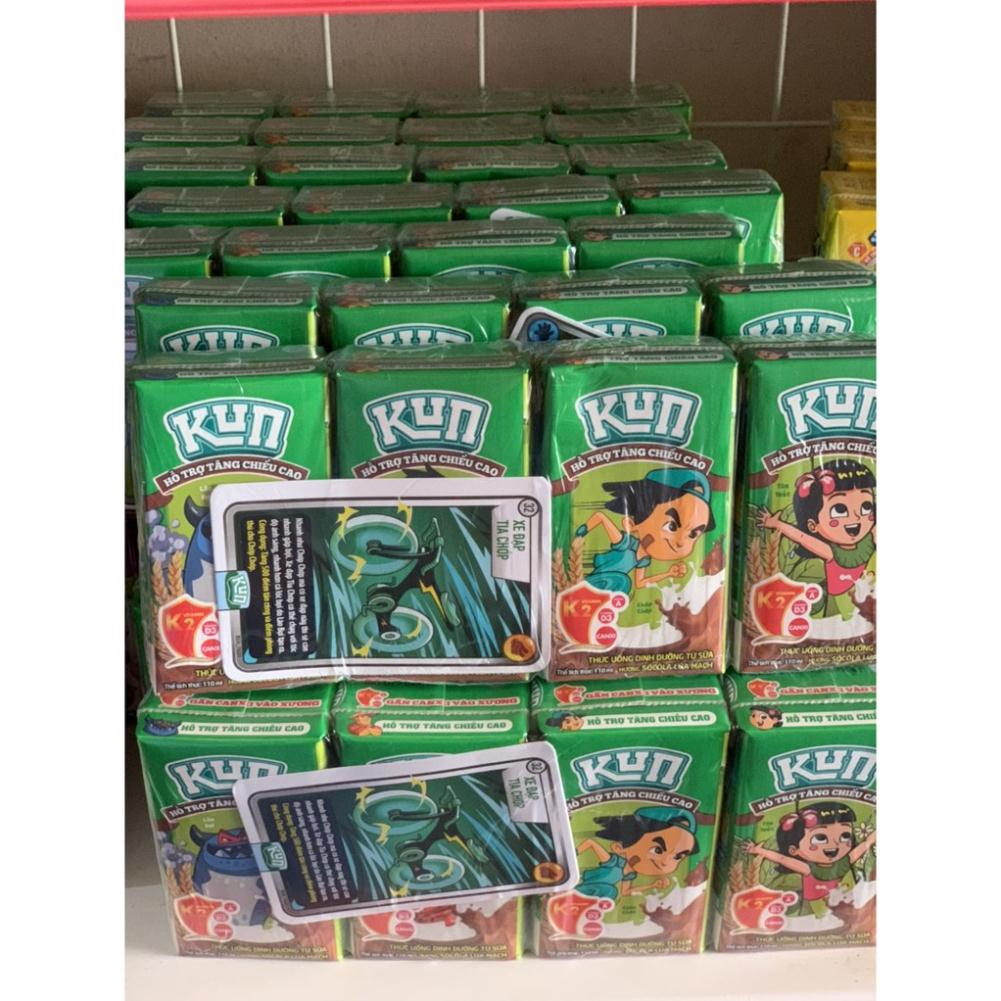 Lốc 4 hộp 110ml sữa Kun socola/kem dâu/nho/cam/trái cây/có đường | BigBuy360 - bigbuy360.vn