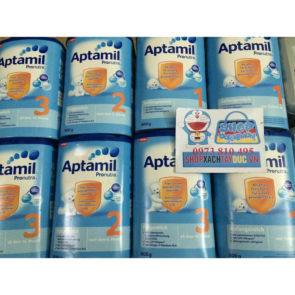 Sữa aptamil Đức số 1, số 2, số 3 800g -Chuẩn hàng xách tay đức