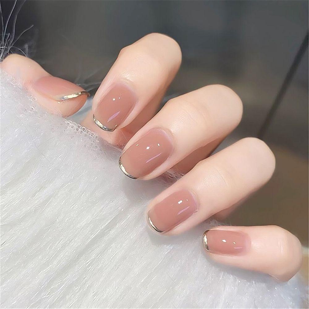 Bộ 24 Móng Tay Giả Múa Ba Lê Phong Cách Pháp