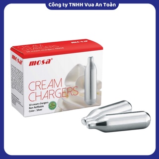 Gas Làm Kem Mosa 1 Hộp 10 Viên Nhập Khẩu Đài Loan