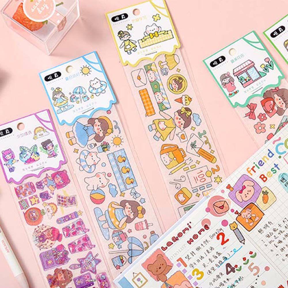 Miếng dán MMULCK trang trí sổ tay / nhật ký / hành lý họa tiết hoạt hình nghệ thuật