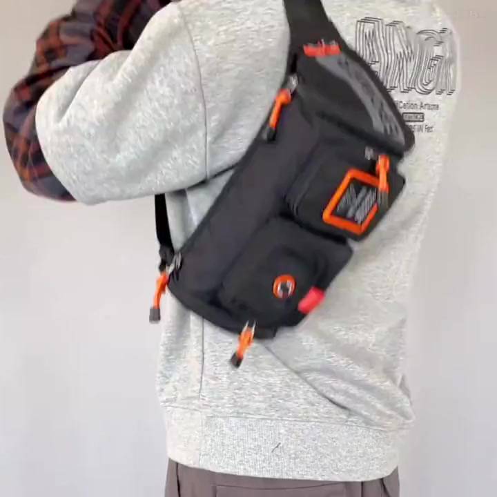 Túi đeo chéo đa chức năng của nam giới Túi vải Oxford chống thấm nước Thể thao thông thường Túi đeo ngực thời trang | BigBuy360 - bigbuy360.vn