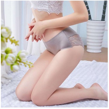 Quần Lót Ren Hoa Màu Trơn Quyến Rũ Cho Nữ