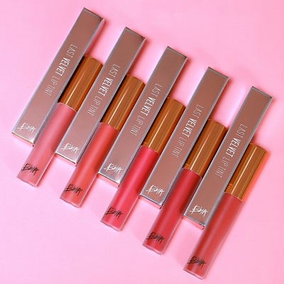 Son BB last velvet lip tint kem mịn lì lên màu siêu chuẩn có ảnh thật