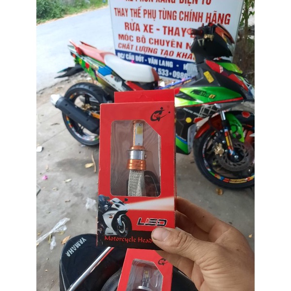 Bóng Đèn Led Pha TurBo cực sáng cho wave dream