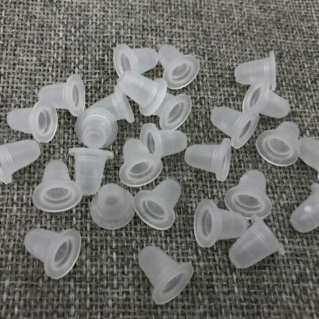 Bịch 100 hũ mực silicon cao cấp sz to và nhỏ