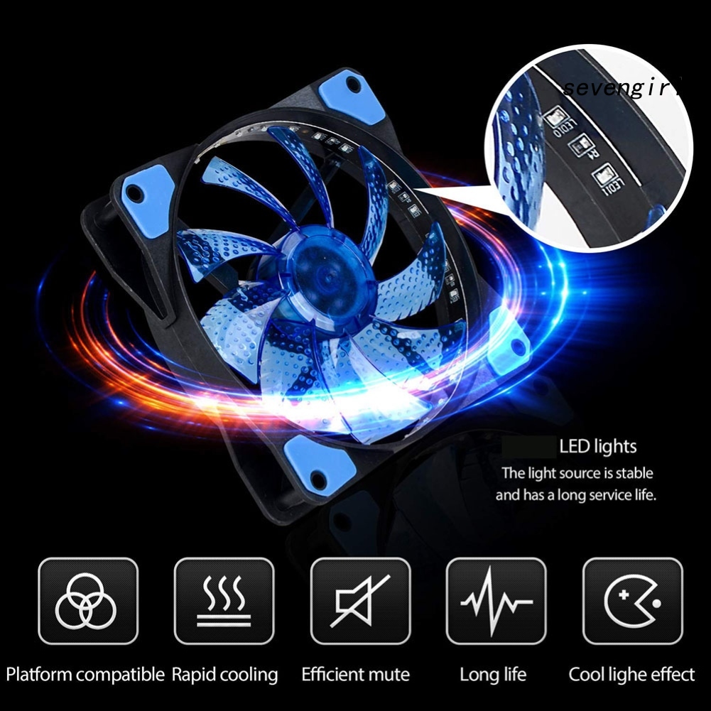 Quạt Tản Nhiệt Sev-Ultra 12cm 33 Leds Rgb Cho Pc Case