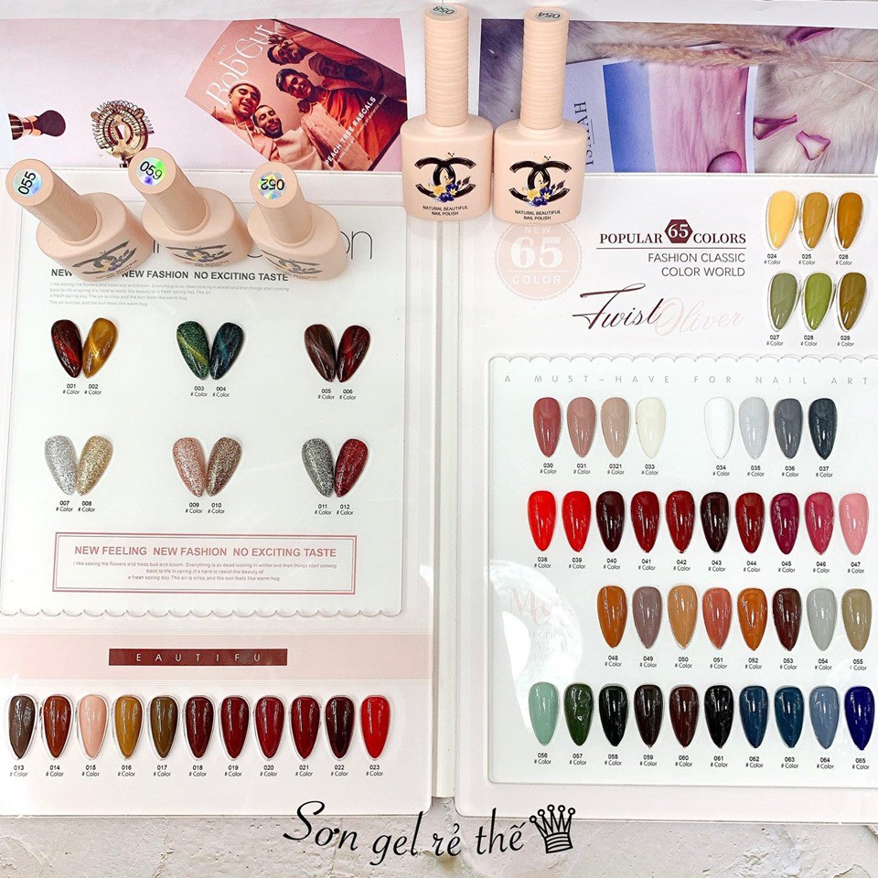 SET SƠN CHANEL Hàn Quốc 60 màu