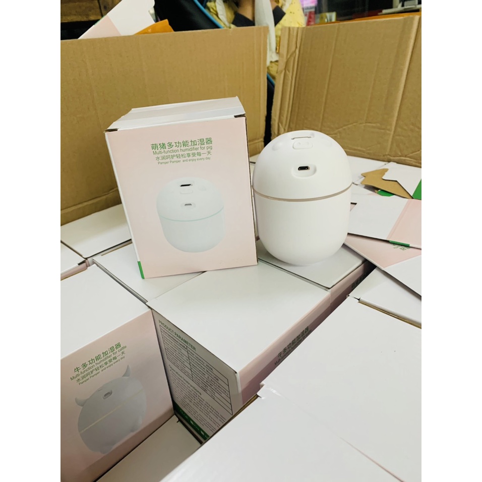 Máy xông tinh dầu phun sương tạo ẩm mini cao cấp