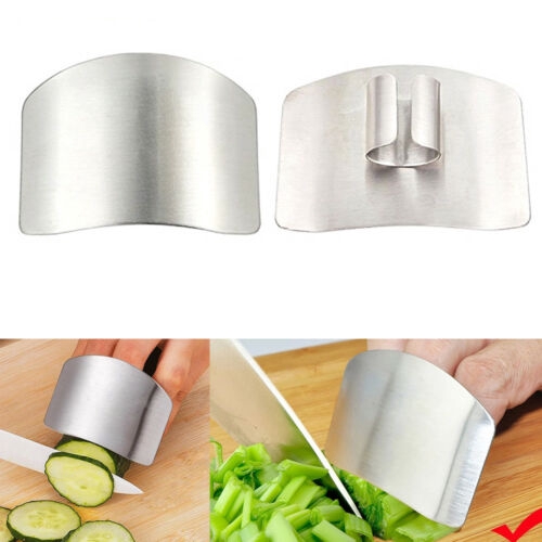 ✬Star✩ Kitchen Finger Hand Protector Stainless Steel Chop Slice Shield Cook Tools