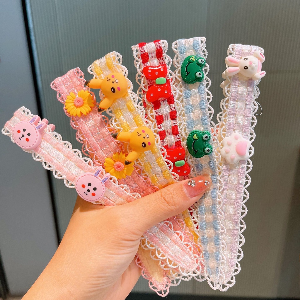 Kẹp Tóc Nơ Có Khóa Dán Dành Cho Trẻ Em 2022