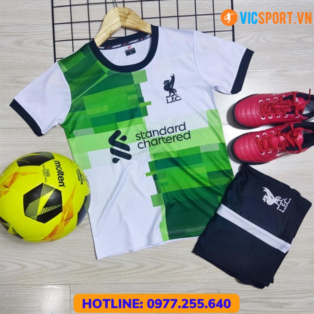 Áo Bóng Đá Trẻ Em, Quân Áo Đá Banh cho bé CLB Liverpool 2023 -  2024 thun lạnh - Vicsport