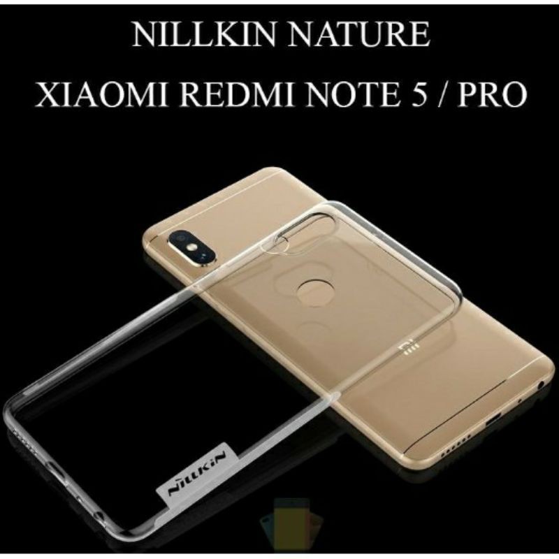 Ốp lưng Silicon Nillkin cho Xiaomi Redmi Note 5 Pro