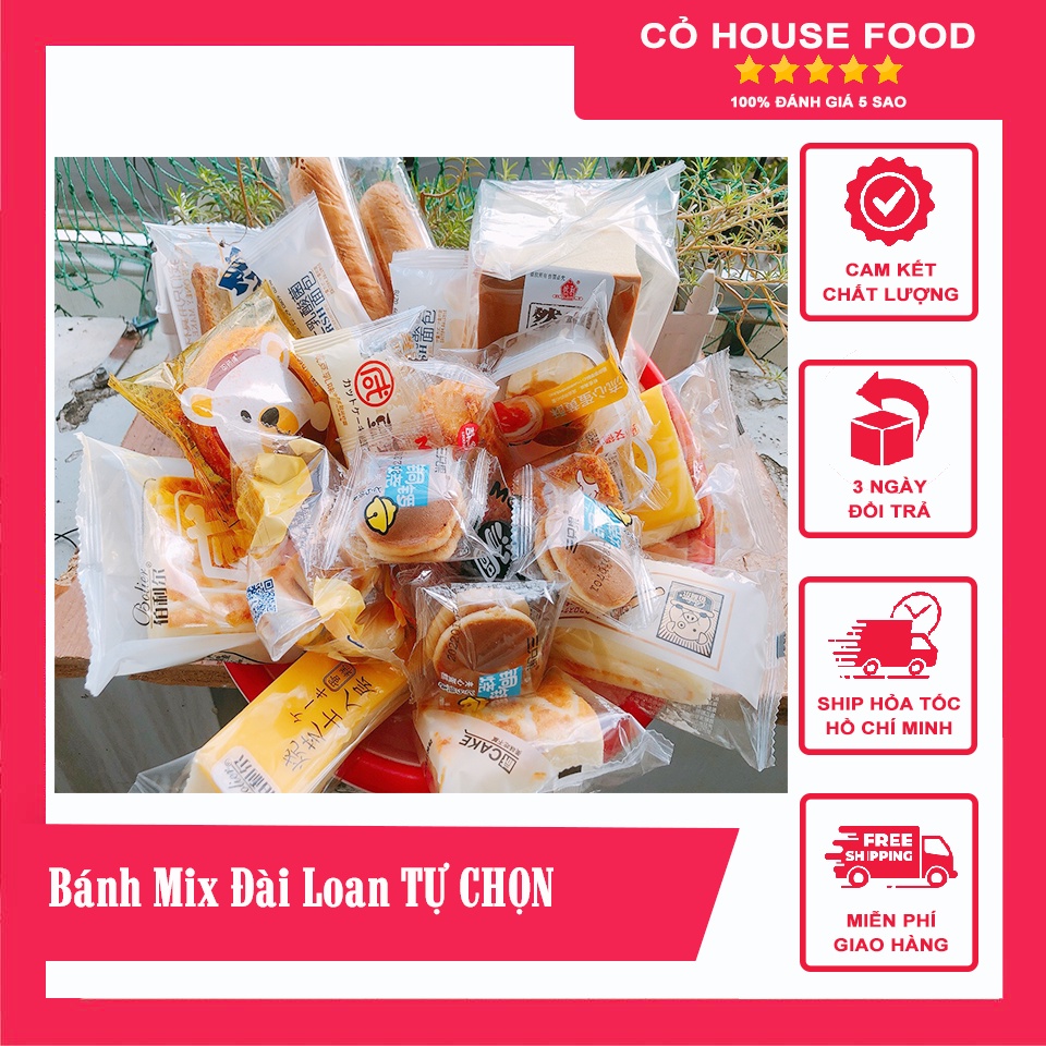 Bánh mix Đài Loan tự chọn