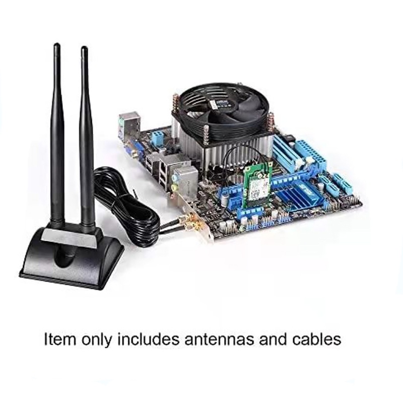 Ăng Ten WiFi Băng Tần Kép 2.4 / 5.8G Cho Kết Nối RP-SMA