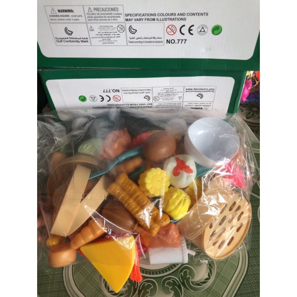 Hộp đồ chơi bánh bao pizza 82 chi tiết đáng yêu cho bé