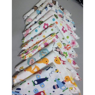 Sét 10 khăn yếm cotton cho bé