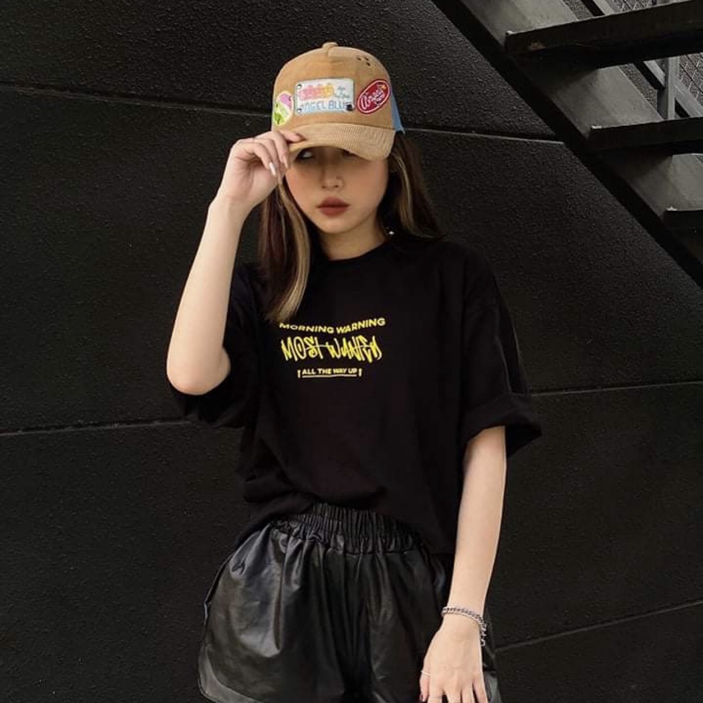 Áo thun Morning Warning Most Wanted Basic - MW Cơ bản - Áo Thun Unisex Form Rộng Tay Lỡ Oversize Cotton 100% Local Brand