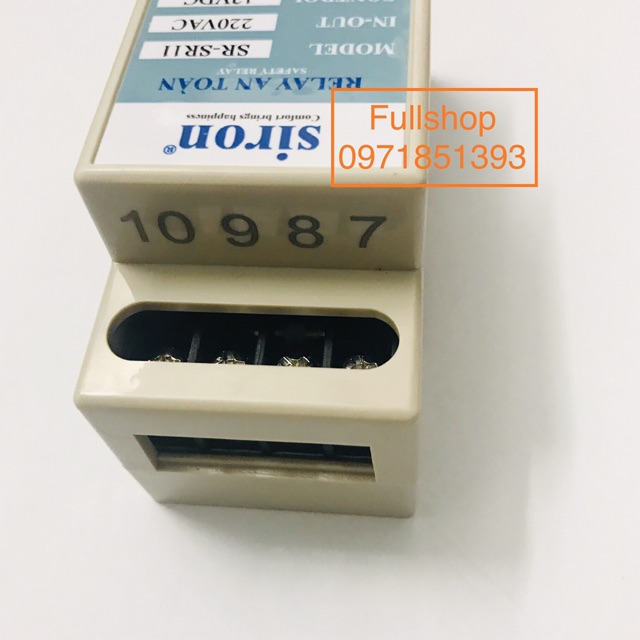 Rơ le an toàn cho phao điện - bộ chuyển nguồn 12V an toàn phao điện relay an toàn Siron SR-SR11