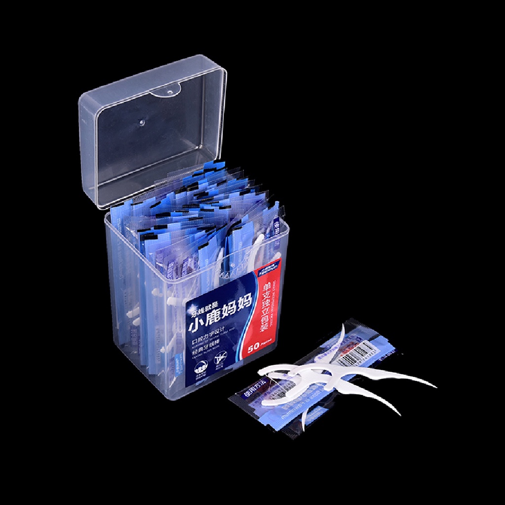 Gói 50 Tăm Xỉa Răng Làm Sạch Răng Tiện Dụng