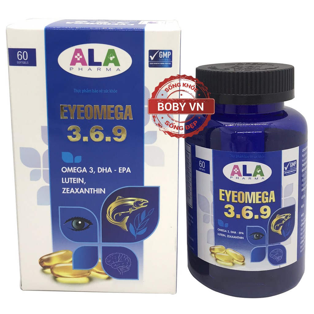 Bổ mắt eye omega 369 hộp 60 viên - Boby