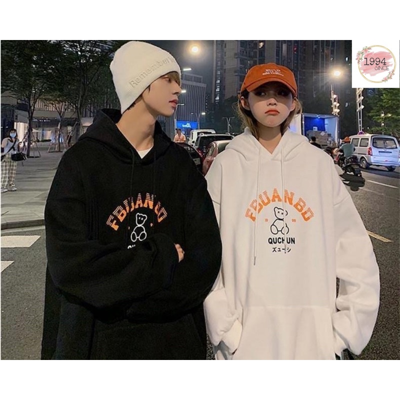 Áo Hoodie nam nữ unisex, Áo nỉ bông gấuu mũ 2 lớp dày dặn phom rộng phong cách hàn quốc mặc đôi nhóm đẹp | BigBuy360 - bigbuy360.vn