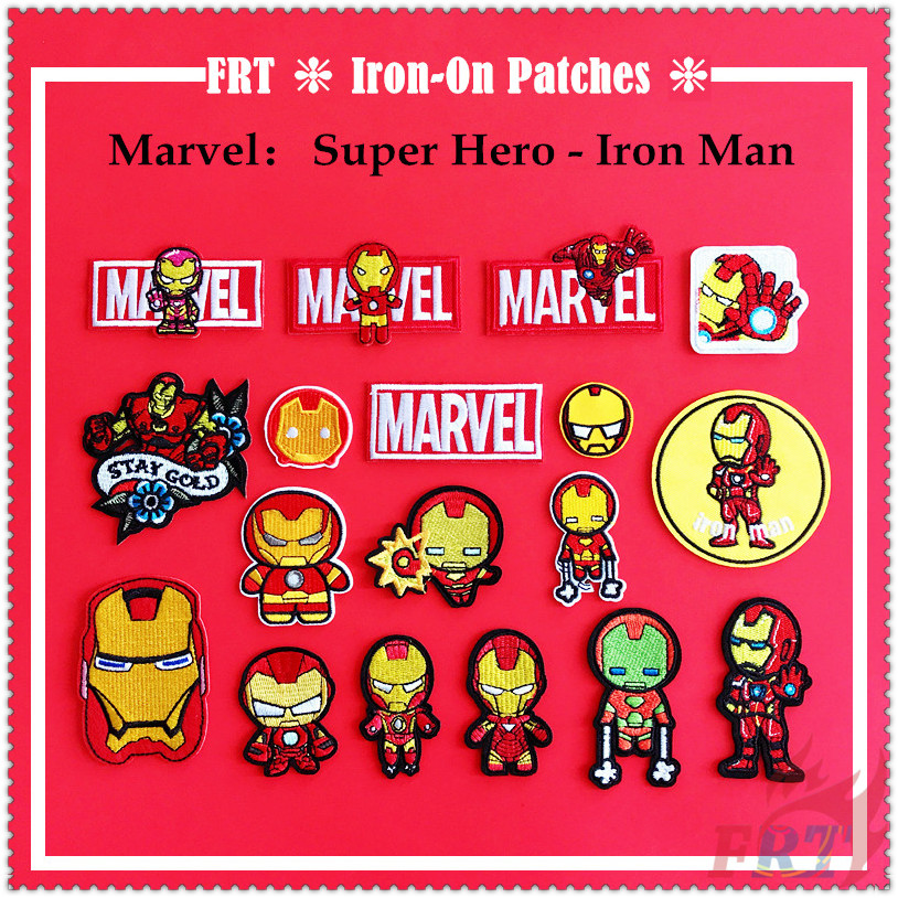 Miếng ủi thêu hình siêu anh hùng Iron Man