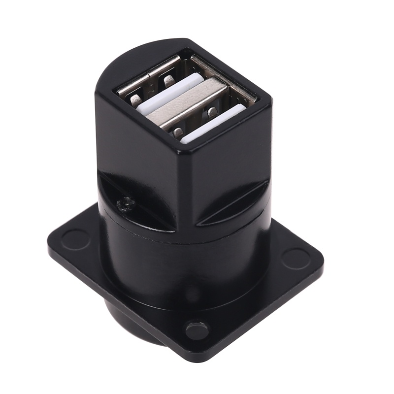Ổ Cắm USB 2 0 Màu Đen Bằng Kim Loại Tiện Dụng