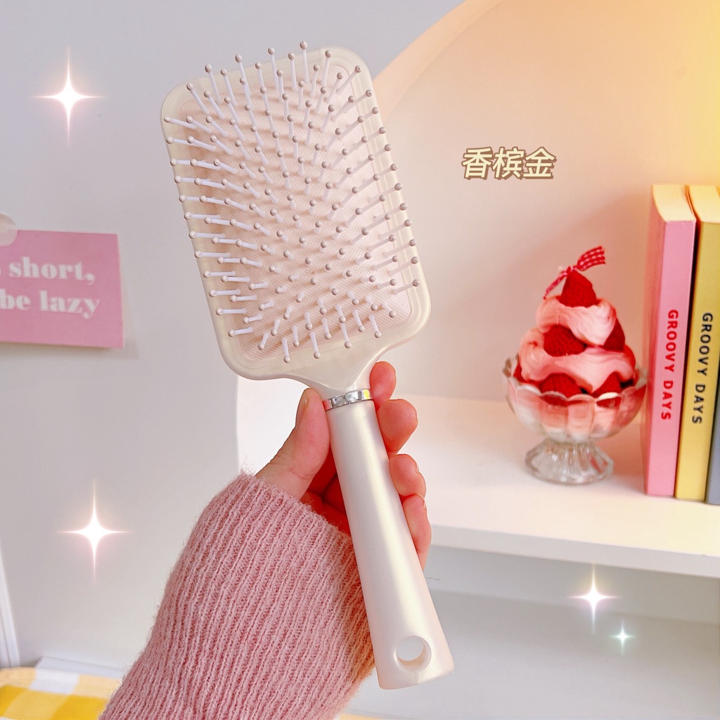 Lược Túi Khí Mát Xa Chống Tĩnh Điện Hình Nàng Tiên Cá Dễ Thương Cho Bé Gái