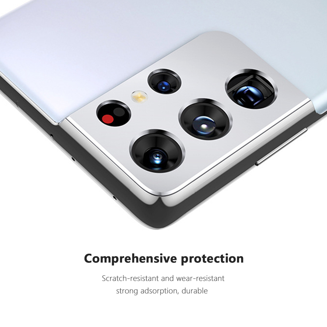 Khung bảo vệ ống kính camera bằng kim loại cho Samsung Galaxy S21 Plus Ultra S20 FE A72 A52 | BigBuy360 - bigbuy360.vn
