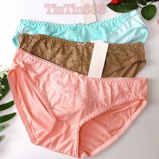 Quần lót nữ cotton bộ 10 -5 quần phối ren 116, quan lot nu - tintin888
