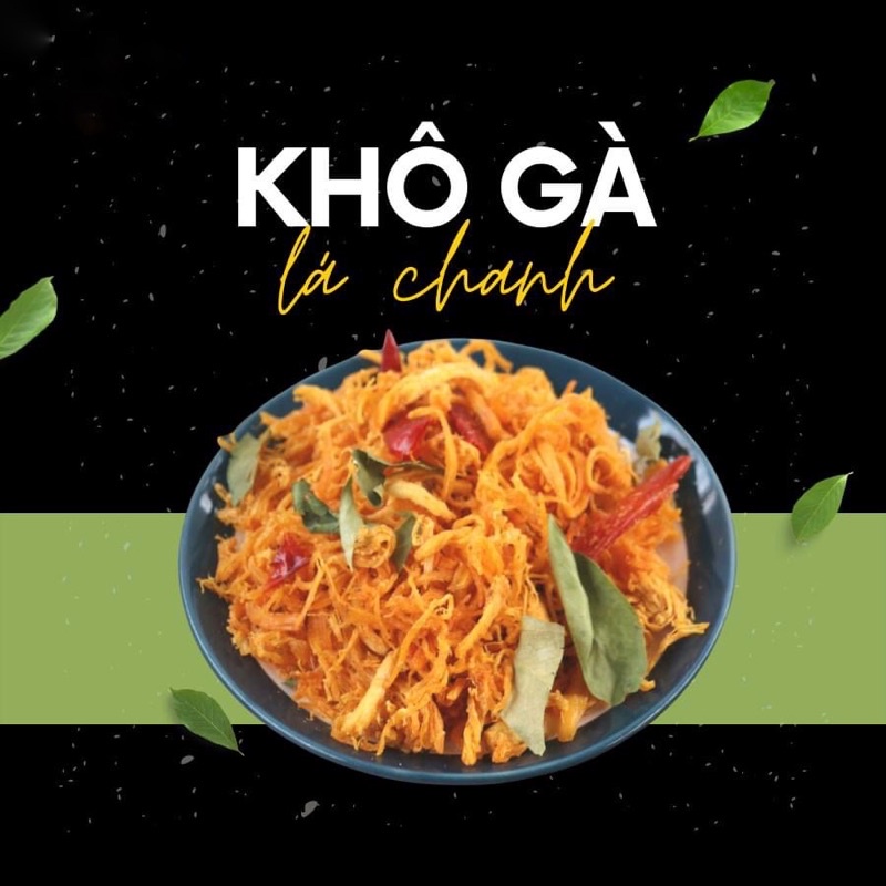 250G Khô Gà Lá Chanh Thơm Ngon Ăn Vặt Nhà Dâu Tây HN