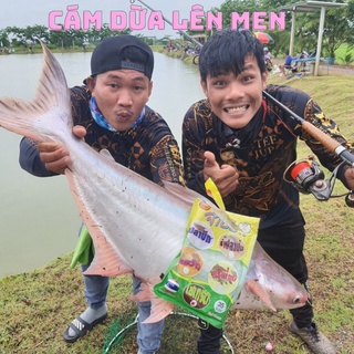 Cám câu cá tra sữa dừa lên men cực hiệu quả, mồi câu cá tra, cám câu cá tra, cám cốt, bún câu cá, cháo câu cá, cháo rết.