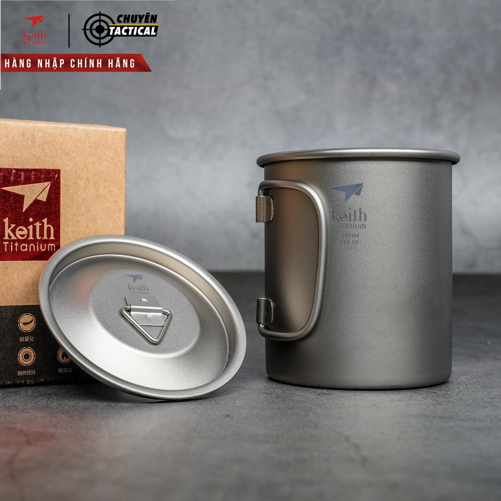 Ca Titanium 1 Lớp 300ml Keith Ti3201