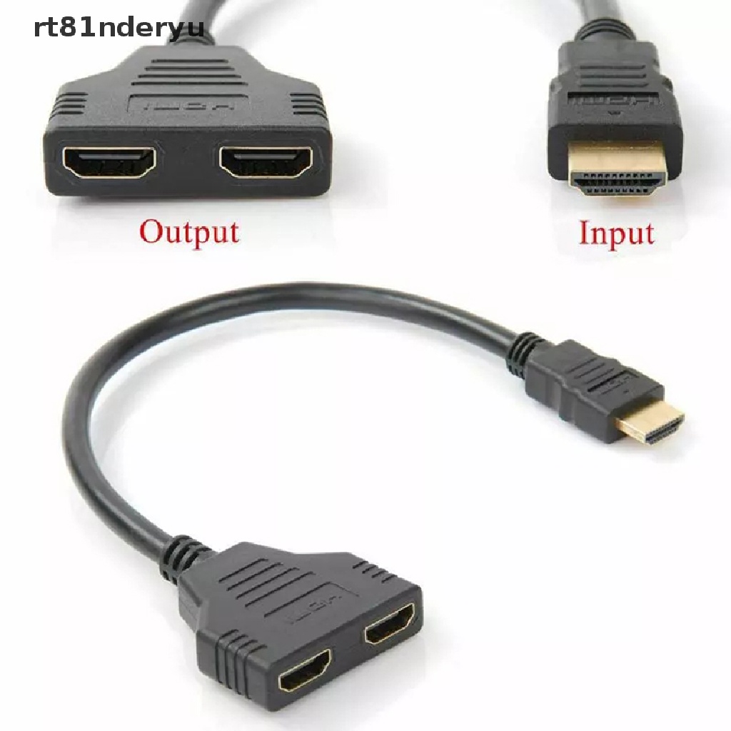 Dây Cáp Chuyển Đổi 2 Cổng Hdmi 1080p Hdmi V1.4 Đầu Đực Sang Đầu Cái Rt81Nderyu