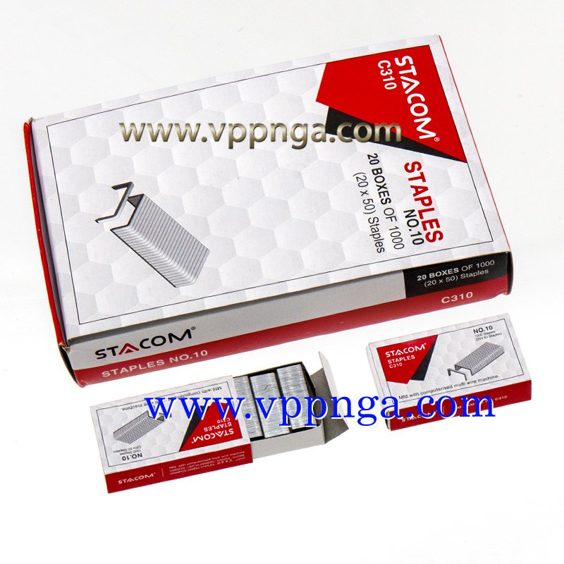 [MUA SỈ GIẢM 10%] Kim bấm giấy No.10, Stacom (20h/Hộp)