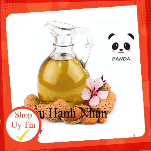 Dầu hạnh nhân 100ml Nguyên liệu làm mỹ phẩm Nguyên liệu làm son handmde <3 Panda Store