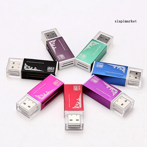 Đầu Đọc Thẻ Nhớ Usb 2.0 Tất Cả Trong 1 Cho Micro Sd Sdhc Tf M2 Mmc Ms Ms Pro