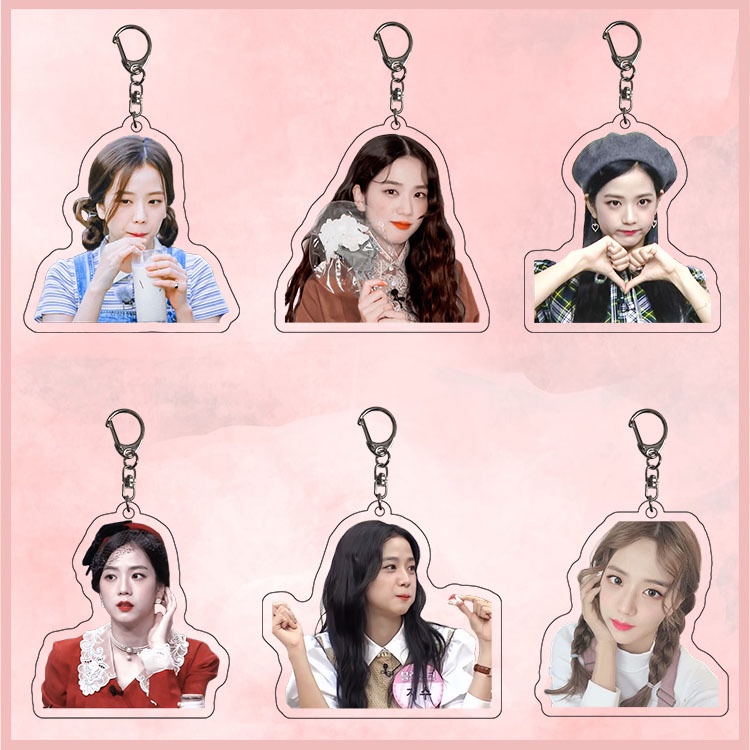 Móc Khóa In Hình Thành Viên Kim jisoo jisoo