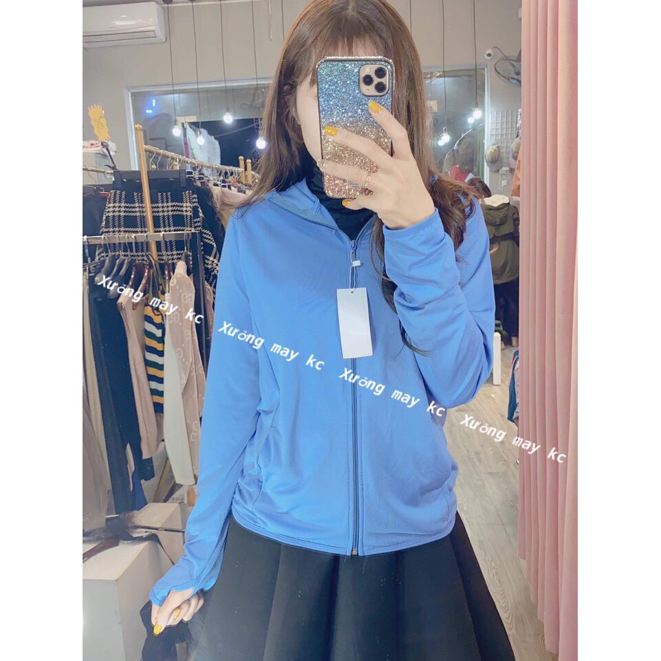 Áo chống nắng thông hơi, áo khoác nữ chống tia UV nhiều màu chất liệu co giãn thâm hút tốt mã ACNNTH