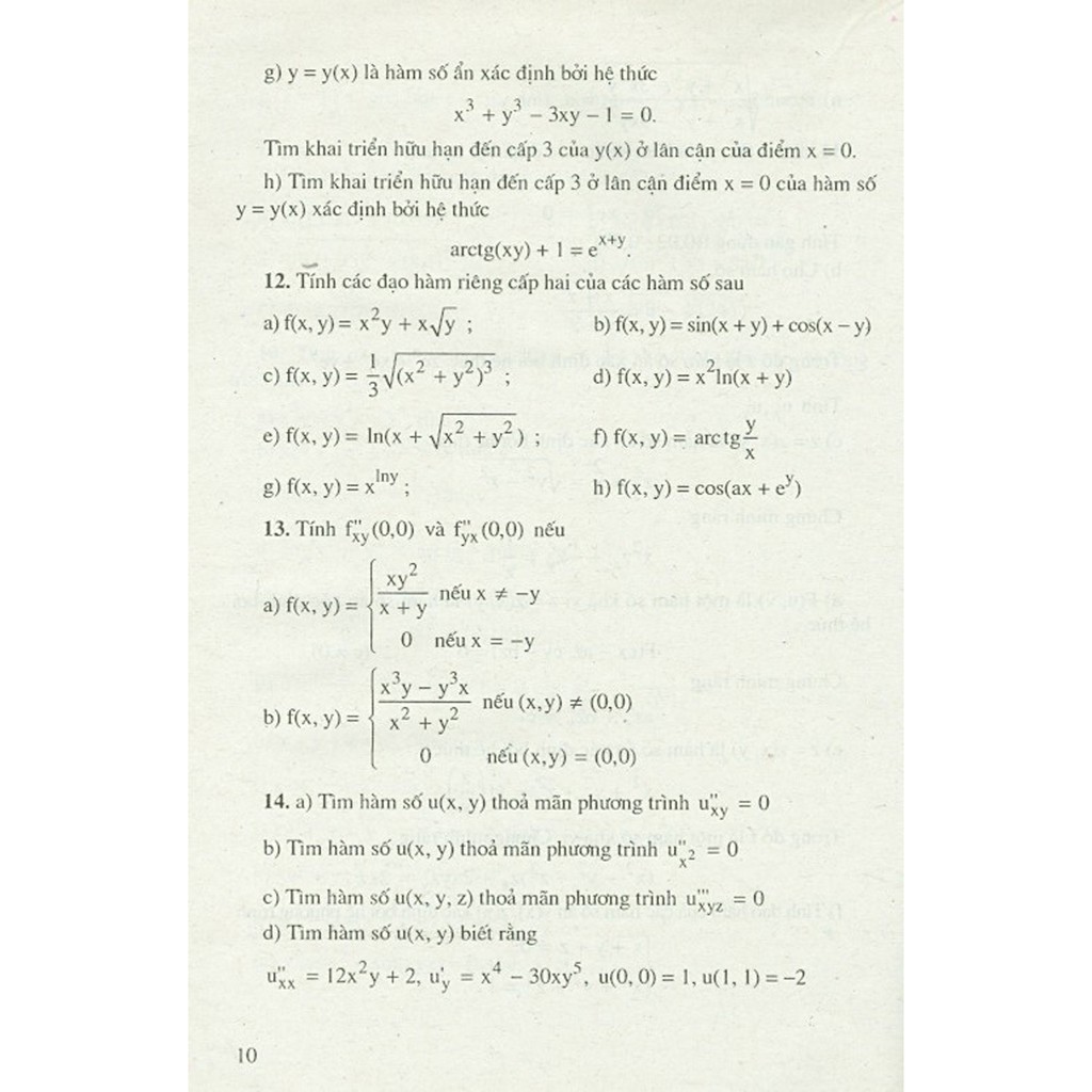 Sách - Bài Tập Toán Cao Cấp - Tập 3 - Phép Tính Giải Tích Nhiều Biến Số