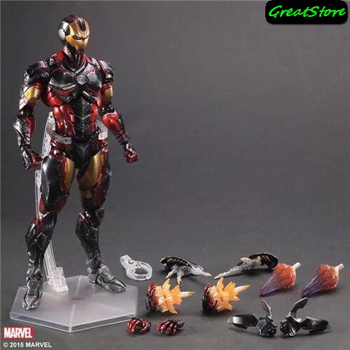 MÔ HÌNH NHÂN VẬT IRON MAN play arts PAK FIGMA CỬ ĐỘNG ĐƯỢC