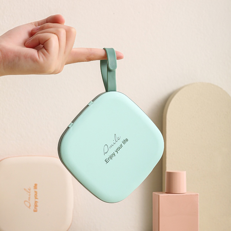 Hộp Đựng Khẩu Trang Tạm Thời Chống Bụi Không Ô Nhiễm Có Kẹp Tiện Dụng