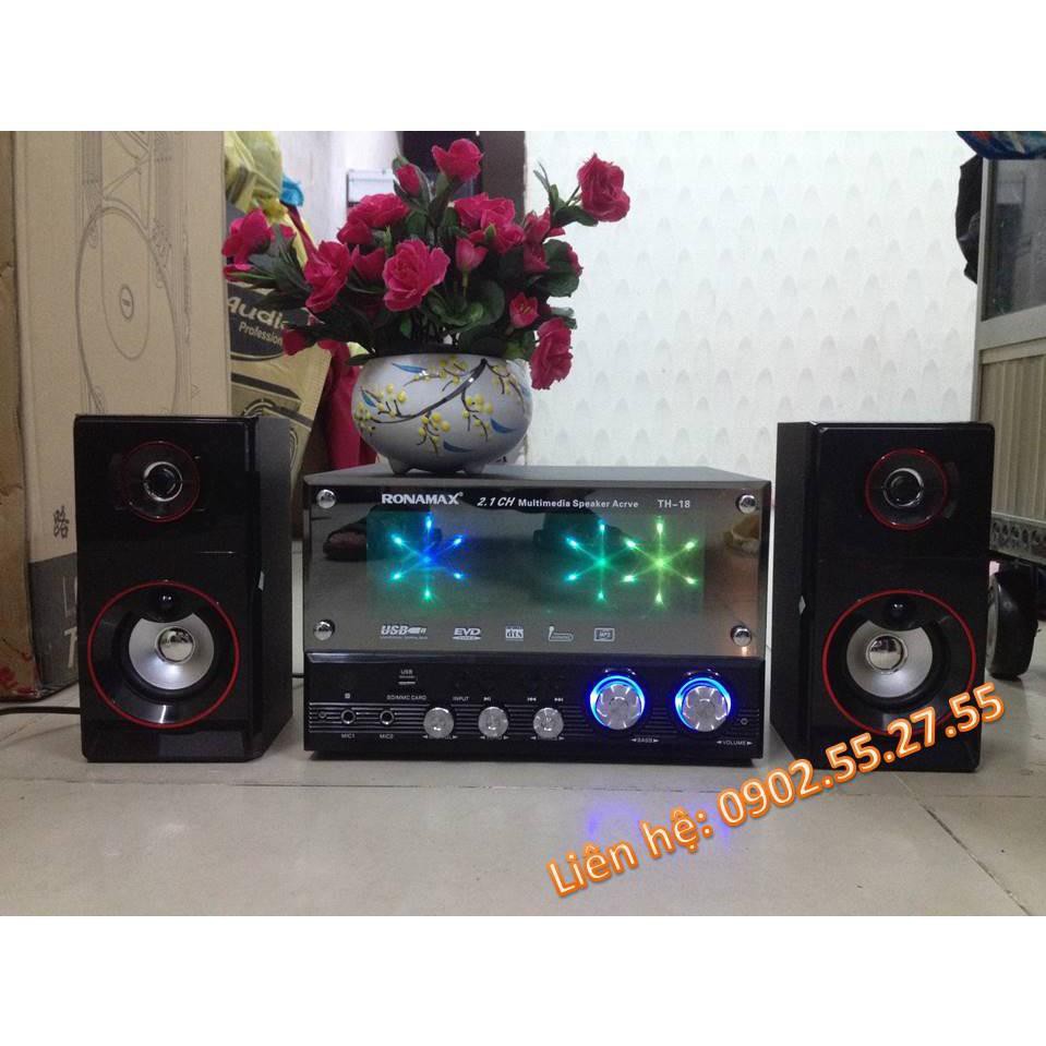 Loa cao cấp RONAMAX 2.1 mới 100% gắn được 2 mic