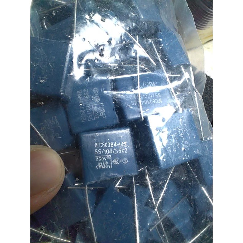 10 con Tụ dập 0.22uf/275vac hiệu Panasonic và Okaya , Japan .