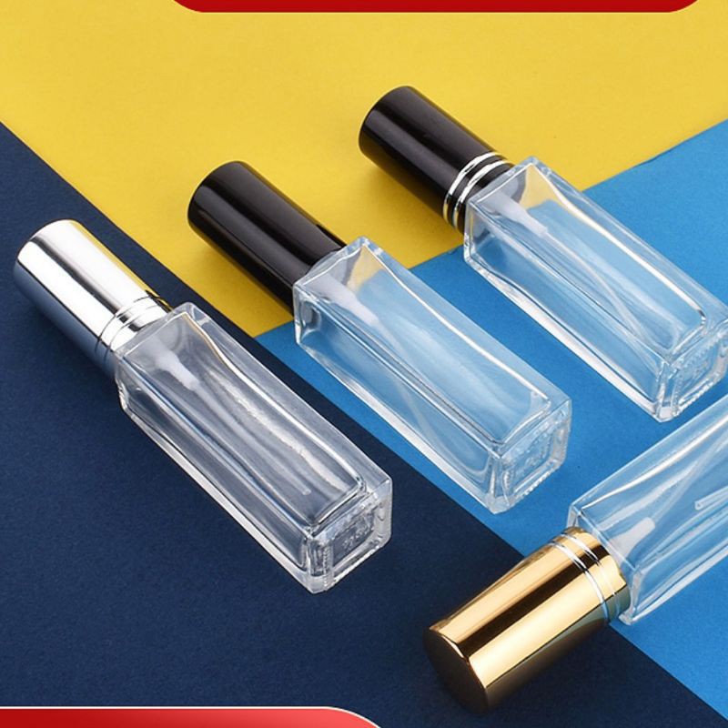 Lọ Chiết Nước Hoa ❤ TOP GIÁ RẺ ❤ Lọ chiết nước hoa thủy tinh vuông 5ml đựng dầu thơm , phụ kiện du lịch