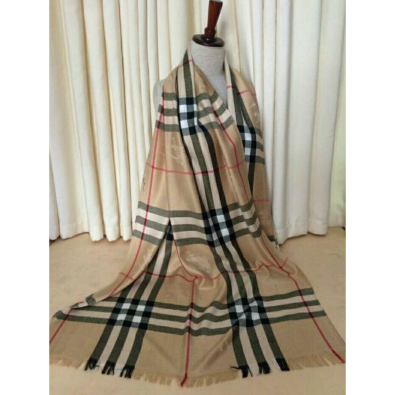 KHĂN LỤA BURBERRY NAM - NỮ LOẠI 1